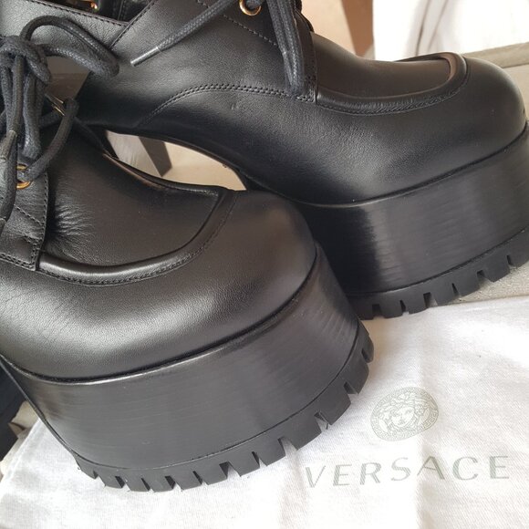 Versace ! Sling back Platform loafer ( EU/40) - Picture 8 of 14